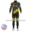 Tenue Maillot M/L + Collant à Bretelles 2017 Direct Energie Hiver Thermal Fleece N001